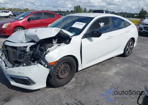 2020 Honda Civic Lx из США, поврежденный, VIN 2HGFC2F64LH509065